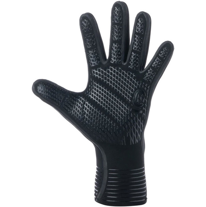 2024 C-Skins Guantes de neopreno de 3 mm con cable para trajes de neopreno C-GLWI3 - Negro